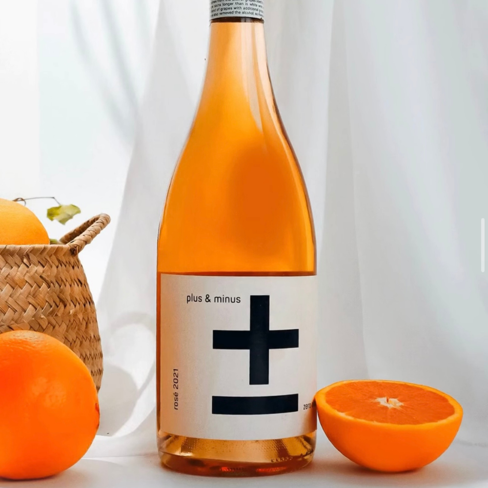 Plus & Minus Non-Alcoholic Rosé 750ml - Plus & Minus Wines - Craftzero