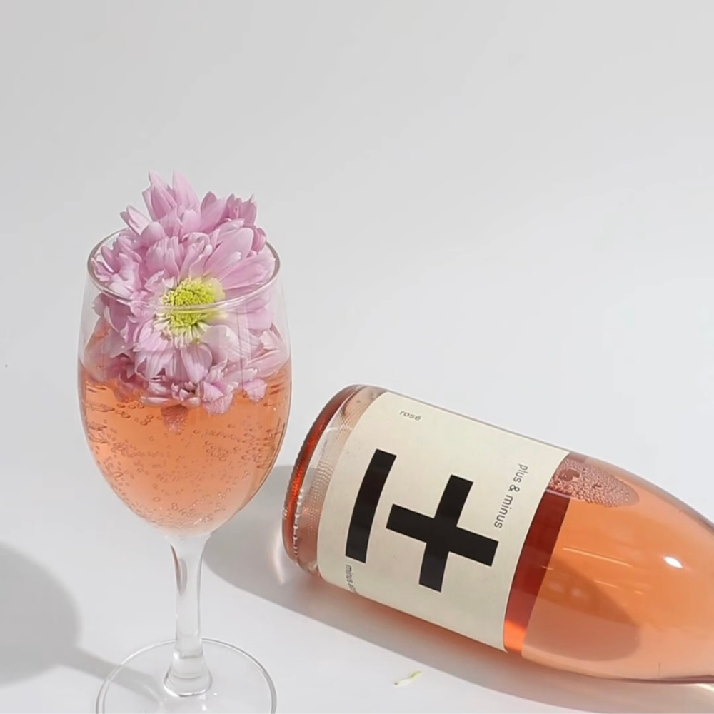 Plus & Minus Non-Alcoholic Rosé 750ml - Plus & Minus Wines - Craftzero