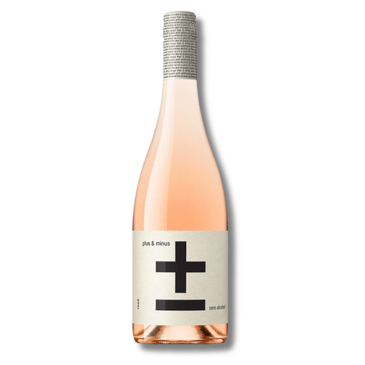 Plus & Minus Non-Alcoholic Rosé 750ml - Plus & Minus Wines - Craftzero