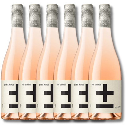 Plus & Minus Non-Alcoholic Rosé 750ml - Plus & Minus Wines - Craftzero