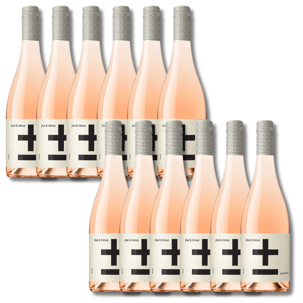 Plus & Minus Non-Alcoholic Rosé 750ml - Plus & Minus Wines - Craftzero
