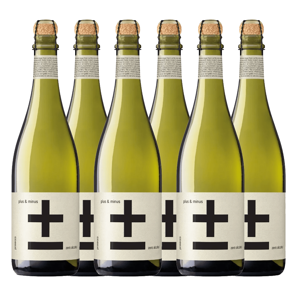 Plus & Minus Zero Alcohol Prosecco 750ml - Plus & Minus Wines - Craftzero