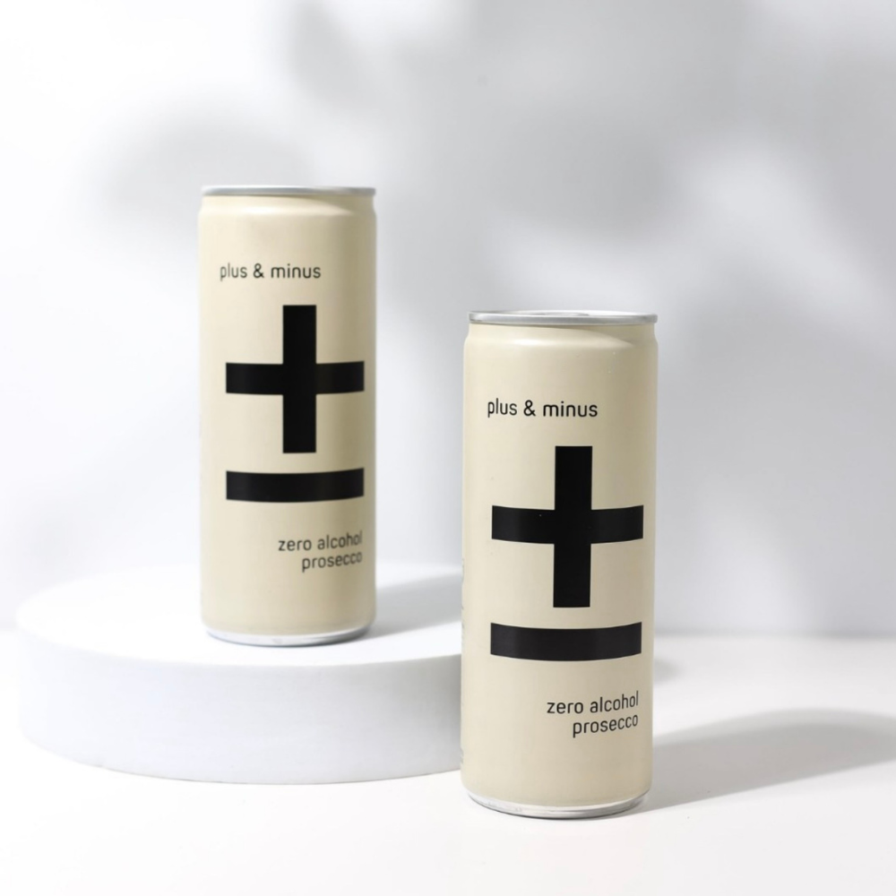 Plus & Minus Non Alcoholic Prosecco RTD 250ml
