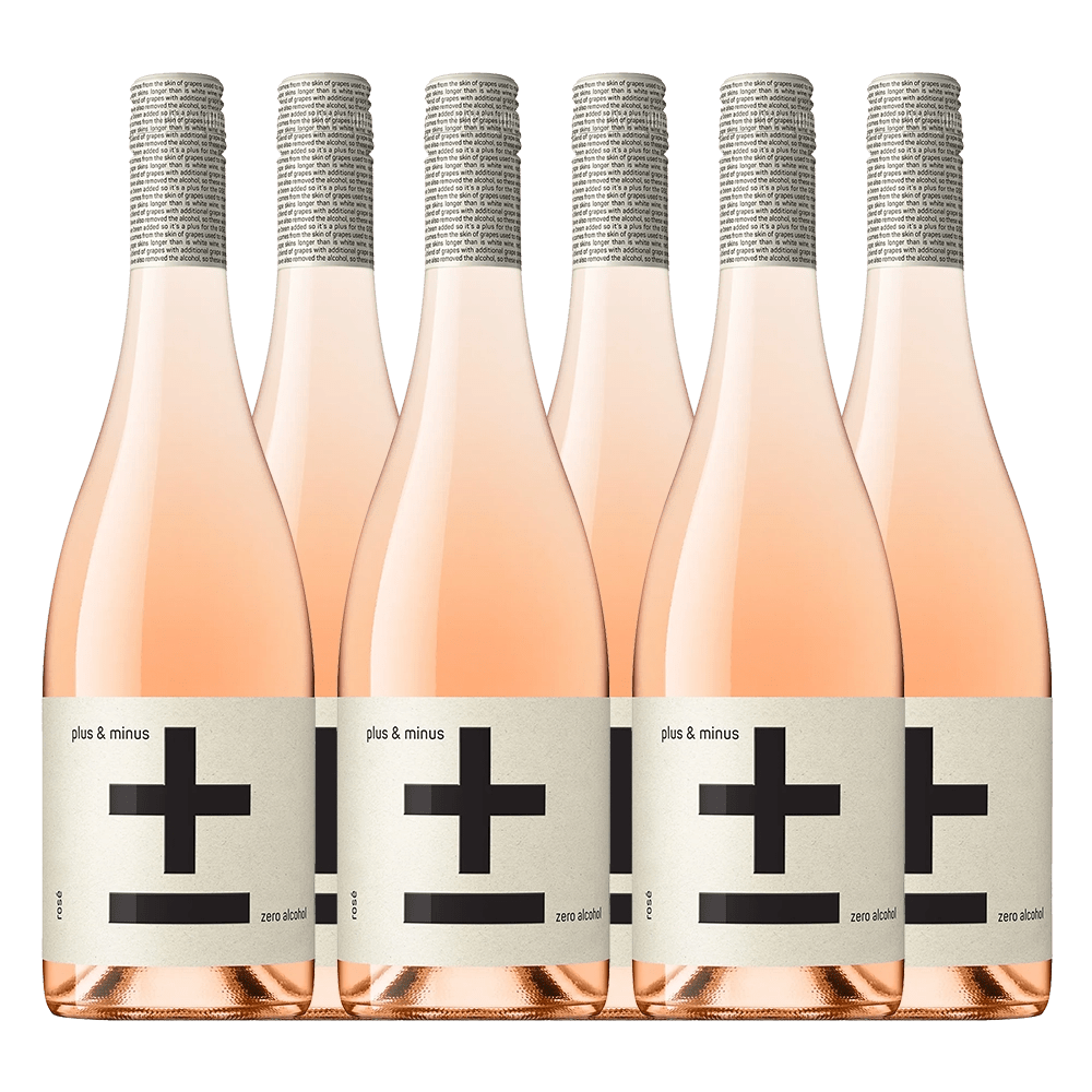 Plus & Minus Non-Alcoholic Rosé 750ml - Plus & Minus Wines - Craftzero