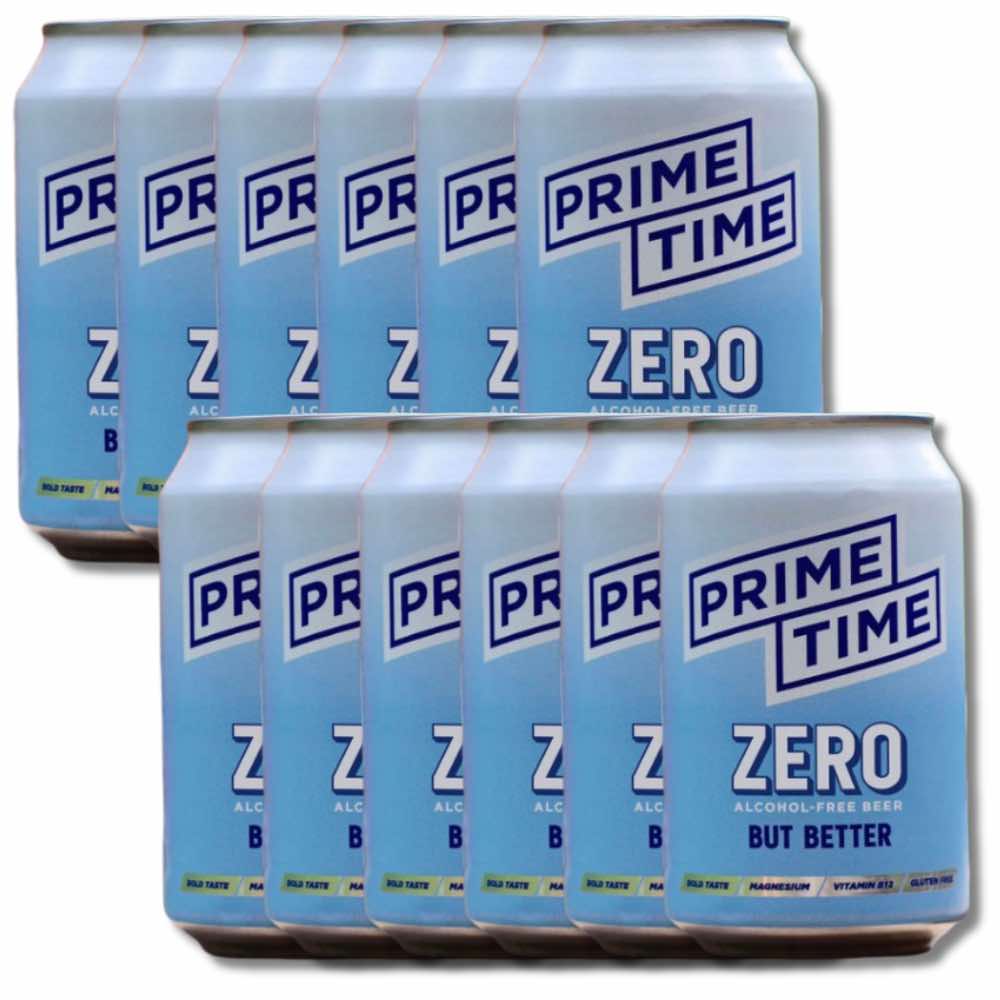 Prime Time Zero Alcohol-Free Functional Lager 330ml - Prime Time - Craftzero