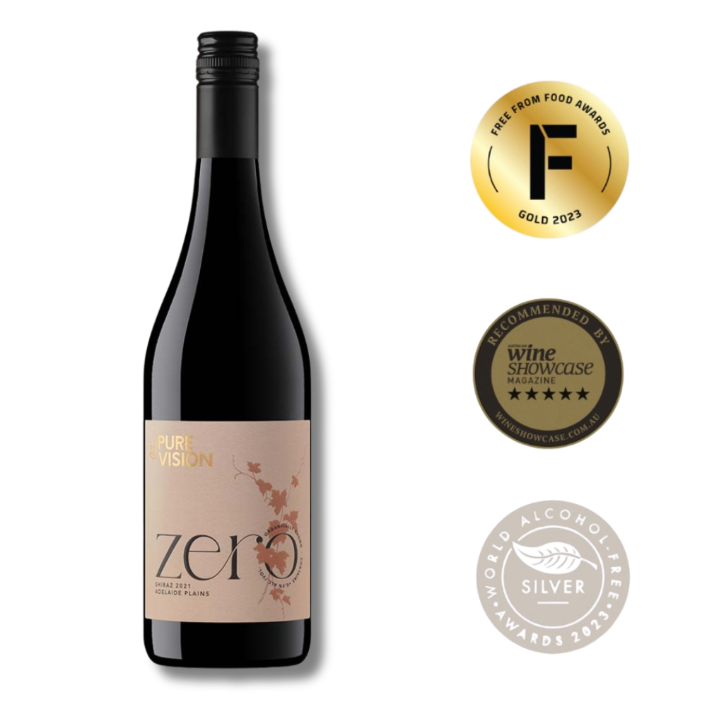 Pure Vision Non Alcoholic Shiraz 750ml - Pure Vision Wines - Craftzero