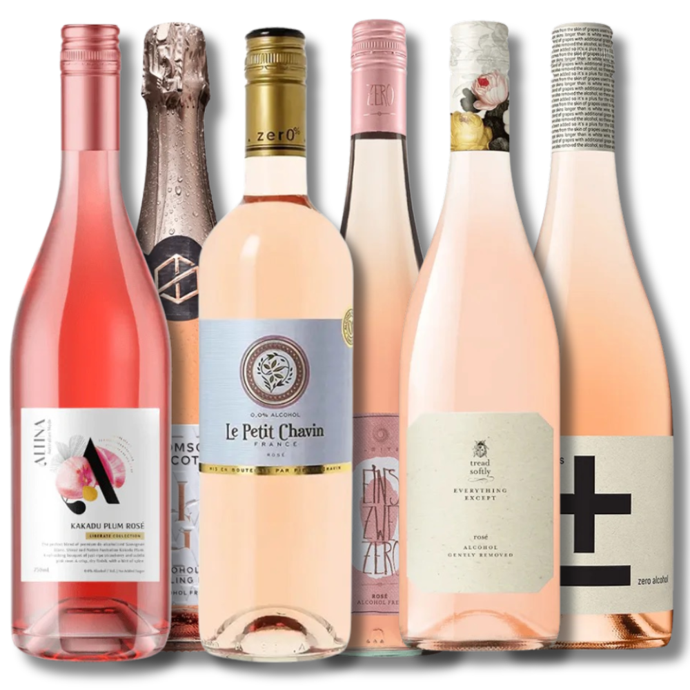 Rose Radiance: Premium Alcohol Removed Rose Bundle (6 Pack) - Craftzero - Craftzero