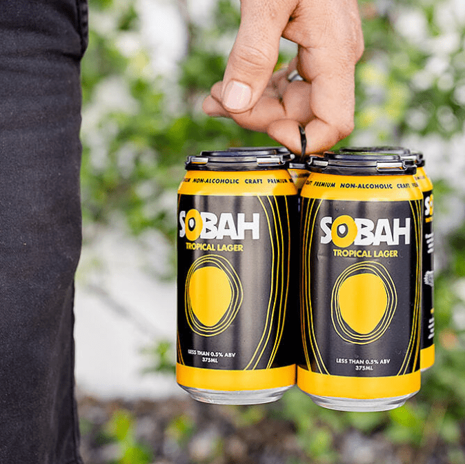 SOBAH Tropical Lager 375mL | Sobah Beverages | Craftzero