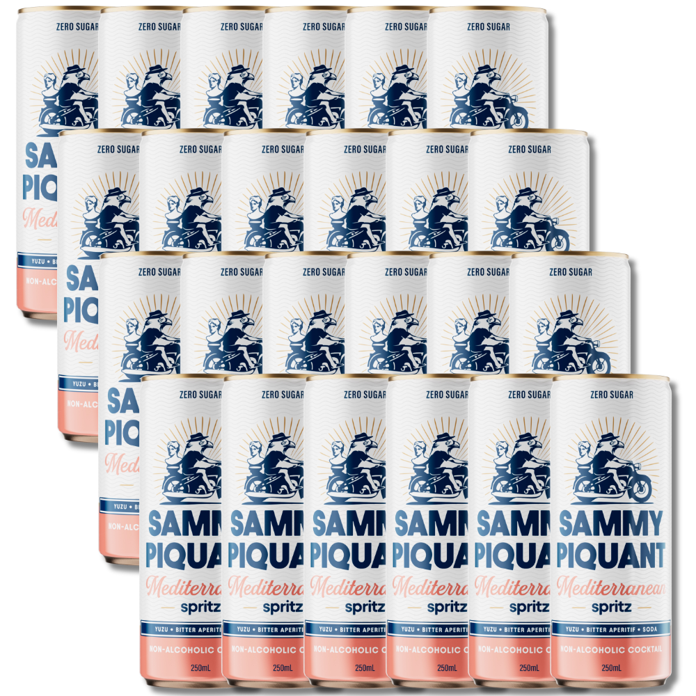 Sammy Piquant: Mediterranean Spritz Zero Sugar Alcohol Free Cocktail 250ml - Sammy Piquant - Craftzero
