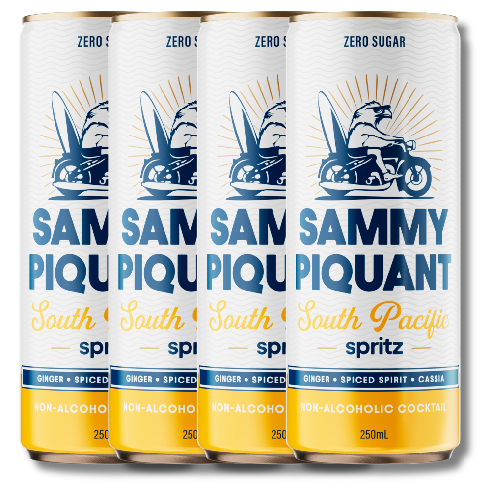 Sammy Piquant: South Pacific Spritz Zero Sugar Alcohol Free Cocktail 250ml - Sammy Piquant - Craftzero