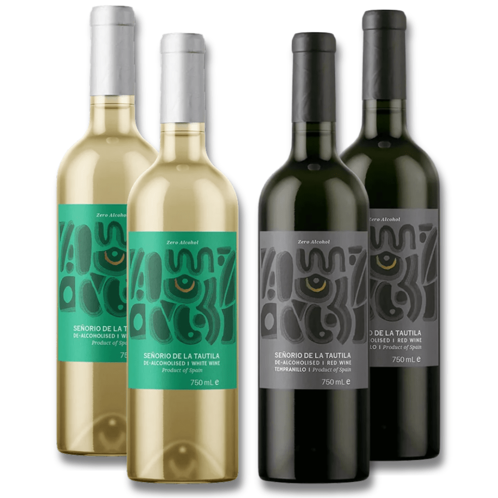 Señorío De La Tautila Alcohol Free Wine Bundle: Red & White (12 Bottles) - La Tautila - Craftzero