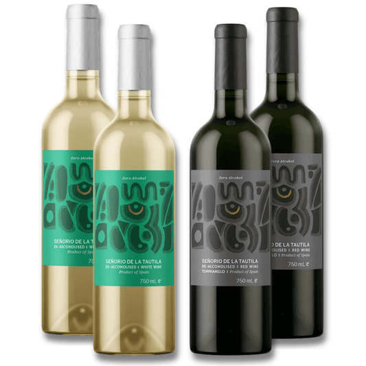 Señorío De La Tautila Alcohol Free Wine Bundle: Red & White (12 Bottles) - La Tautila - Craftzero