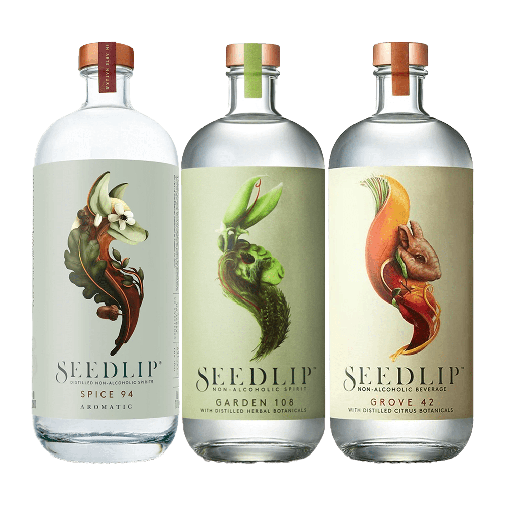 Seedlip Trio Non-Alcoholic Spirits Pack - Garden, Grove & Spice - Seedlip Drinks - Craftzero