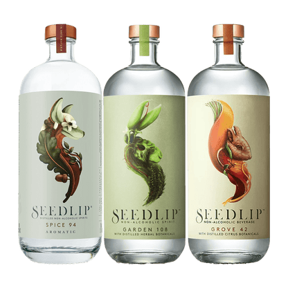 Seedlip Trio Non-Alcoholic Spirits Pack - Garden, Grove & Spice - Seedlip Drinks - Craftzero