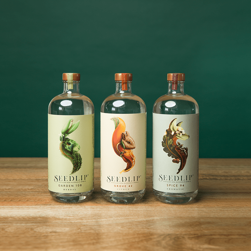 Seedlip Trio Non-Alcoholic Spirits Pack - Garden, Grove & Spice - Seedlip Drinks - Craftzero