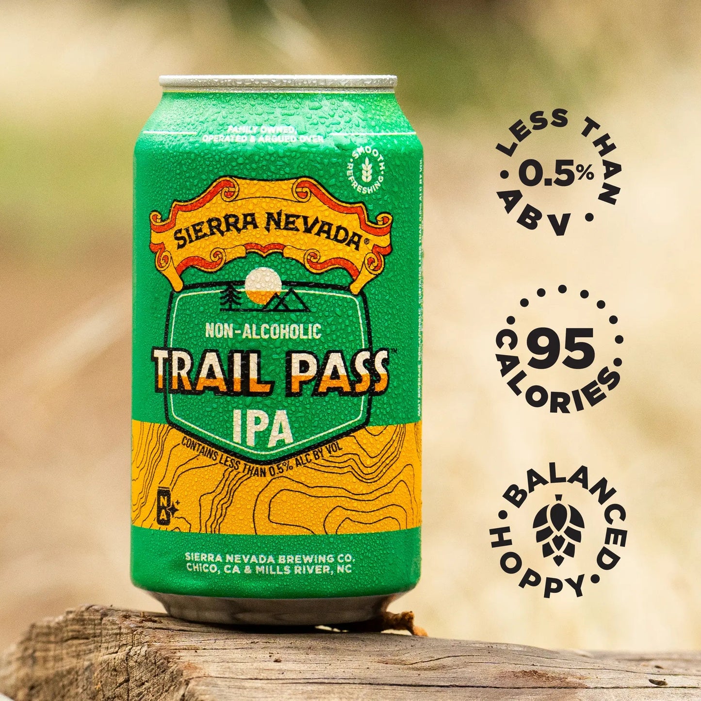 Sierra Nevada Trail Pass Non-Alcoholic Beer IPA 355ml - Sierra Nevada - Craftzero