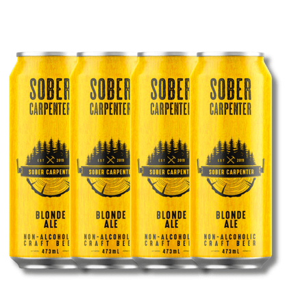 Sober Carpenter Blonde Ale Non-Alcoholic Craft Beer 473ml - Sober Carpenter - Craftzero