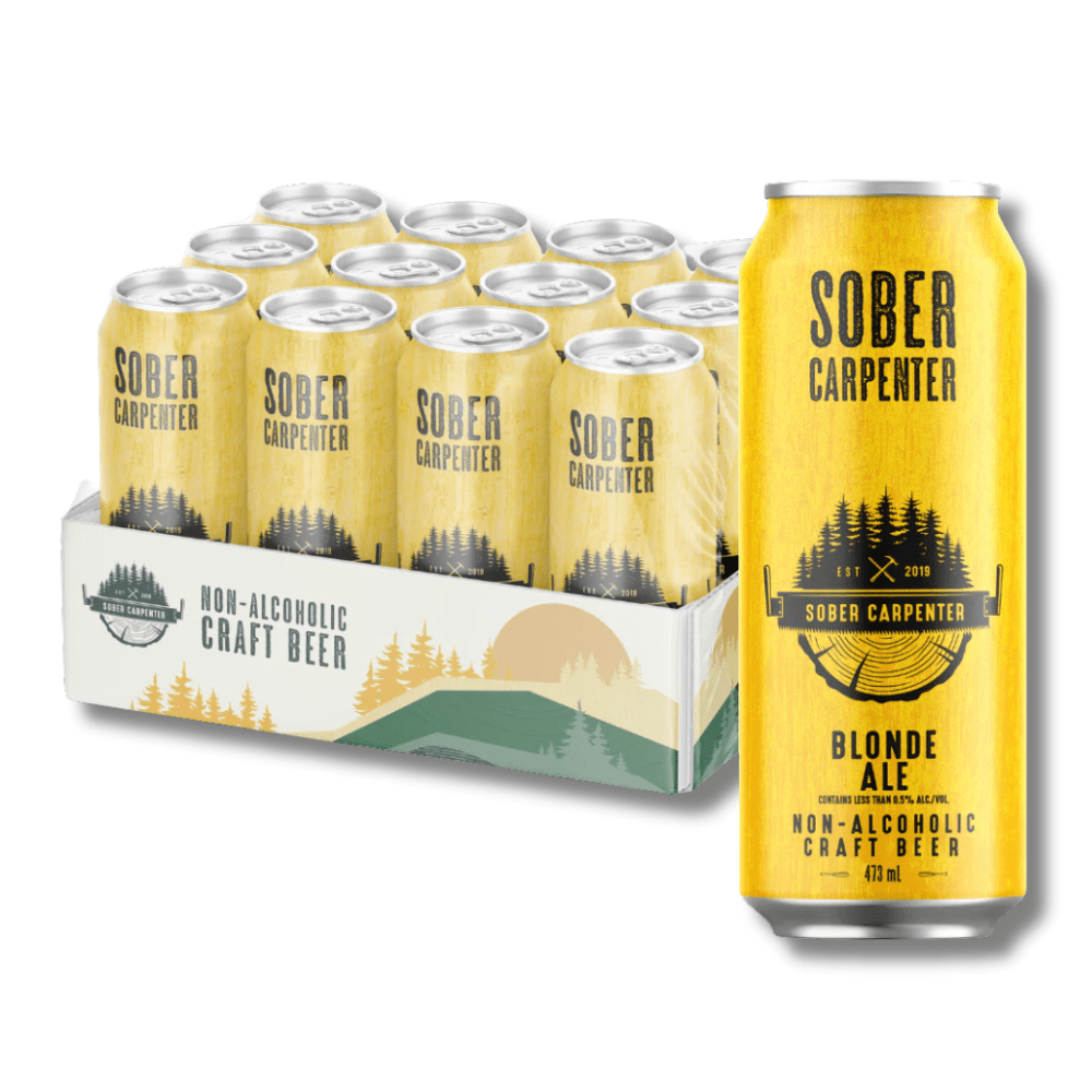 Sober Carpenter Blonde Ale Non-Alcoholic Craft Beer 473ml - Sober Carpenter - Craftzero