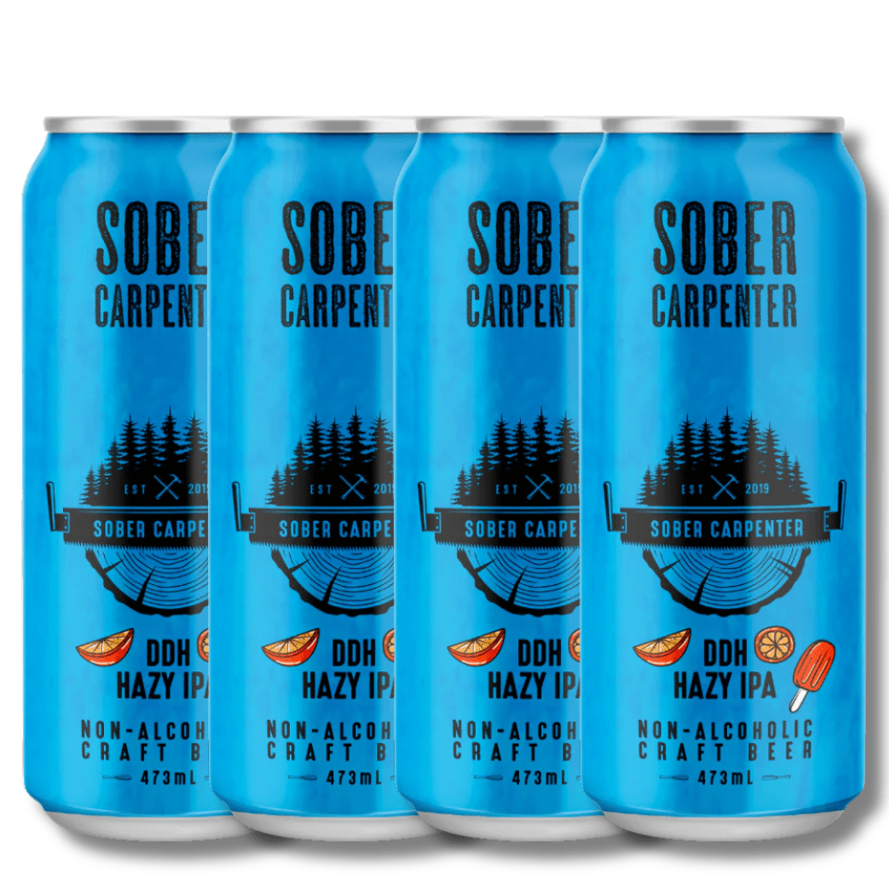 Sober Carpenter DDH Hazy IPA Non-Alcoholic Craft Beer 473ml - Sober Carpenter - Craftzero