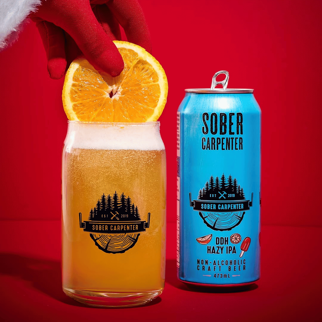 Sober Carpenter DDH Hazy IPA Non-Alcoholic Craft Beer 473ml - Sober Carpenter - Craftzero