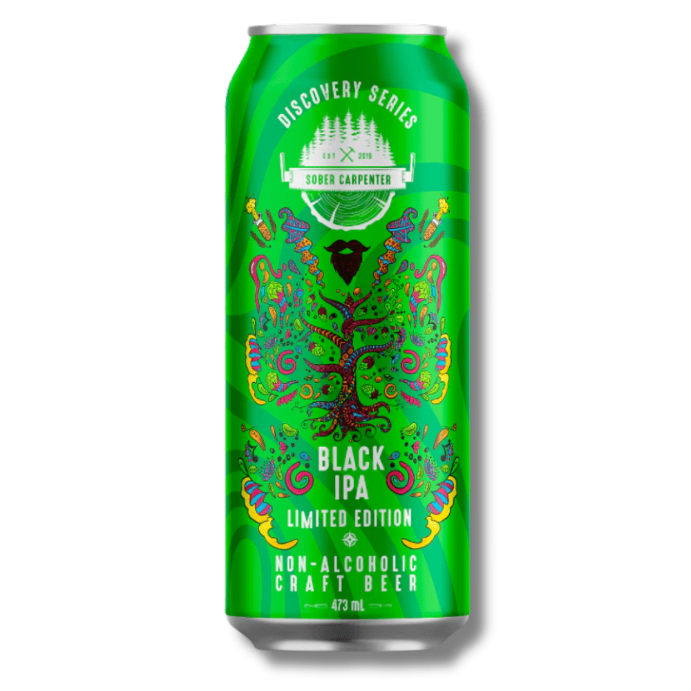 Sober Carpenter Non-Alcoholic Limited Edition Black IPA 473ml - Sober Carpenter - Craftzero