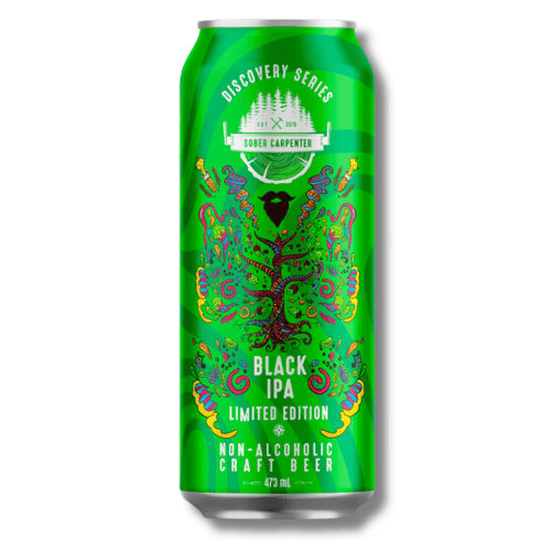 Sober Carpenter Non-Alcoholic Limited Edition Black IPA 473ml - Sober Carpenter - Craftzero