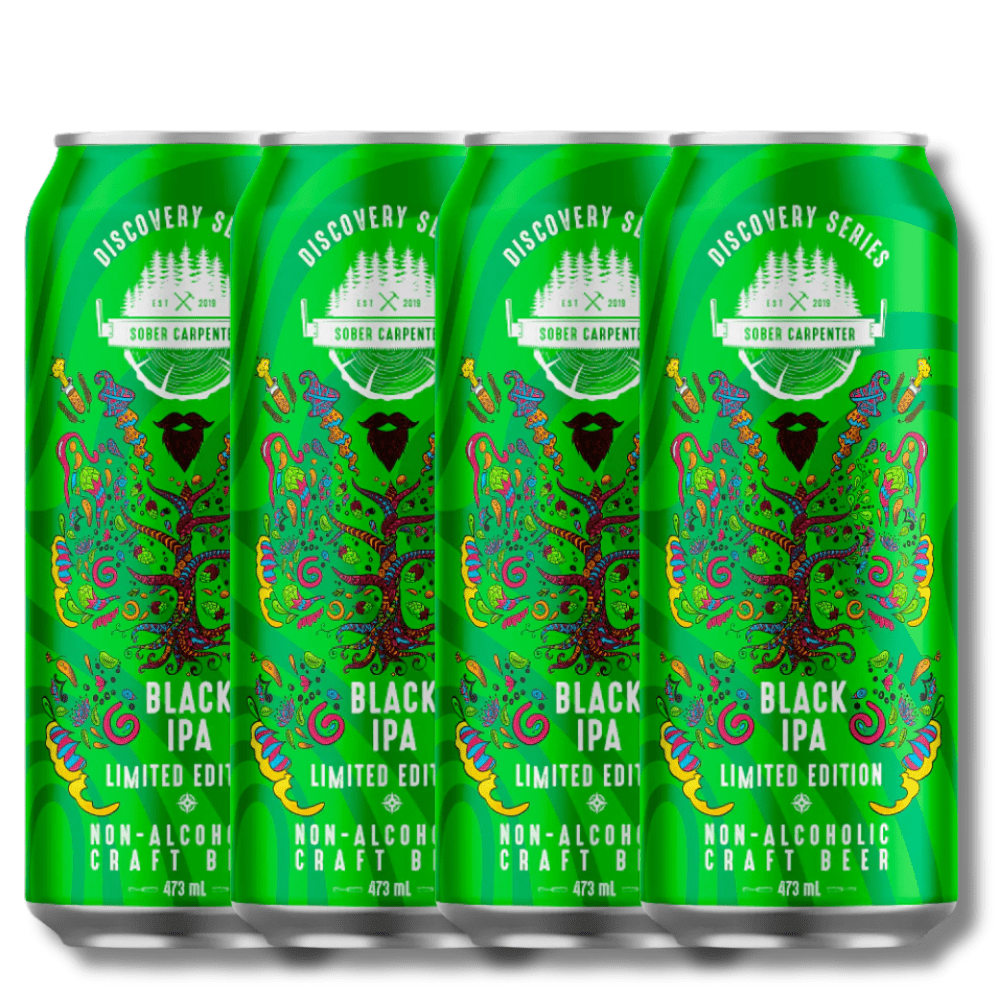 Sober Carpenter Non-Alcoholic Limited Edition Black IPA 473ml - Sober Carpenter - Craftzero