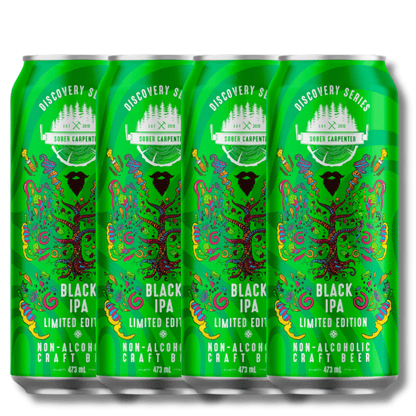 Sober Carpenter Non-Alcoholic Limited Edition Black IPA 473ml - Sober Carpenter - Craftzero