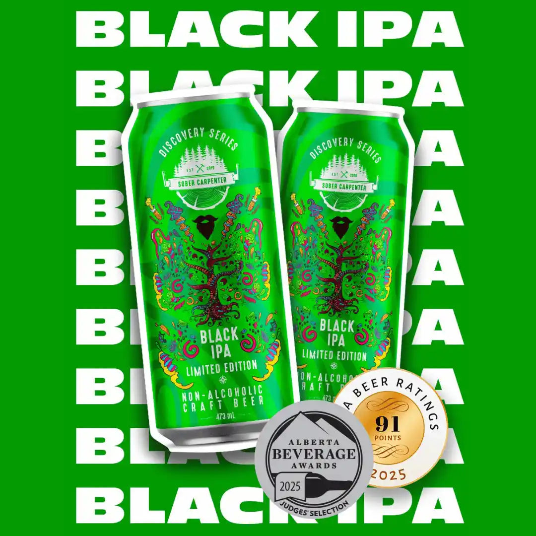 Sober Carpenter Non-Alcoholic Limited Edition Black IPA 473ml - Sober Carpenter - Craftzero