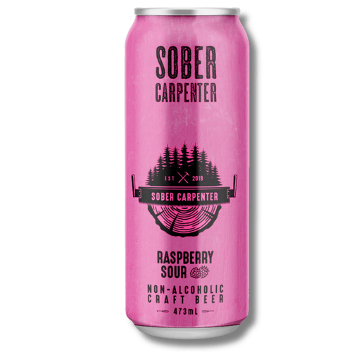 Sober Carpenter Non-Alcoholic Raspberry Sour 473ml - Sober Carpenter - Craftzero