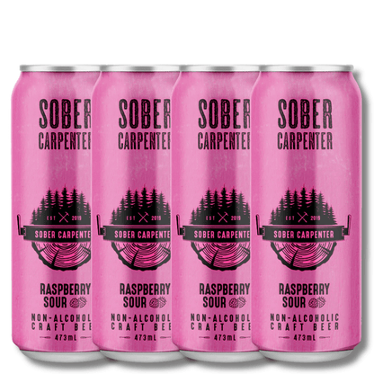 Sober Carpenter Non-Alcoholic Raspberry Sour 473ml - Sober Carpenter - Craftzero