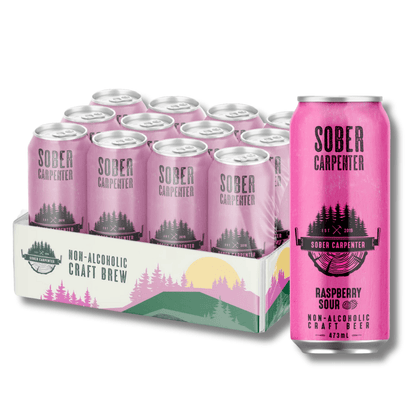 Sober Carpenter Non-Alcoholic Raspberry Sour 473ml - Sober Carpenter - Craftzero