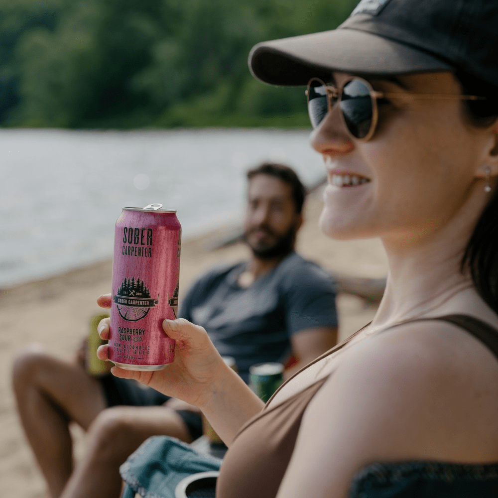 Sober Carpenter Non-Alcoholic Raspberry Sour 473ml - Sober Carpenter - Craftzero