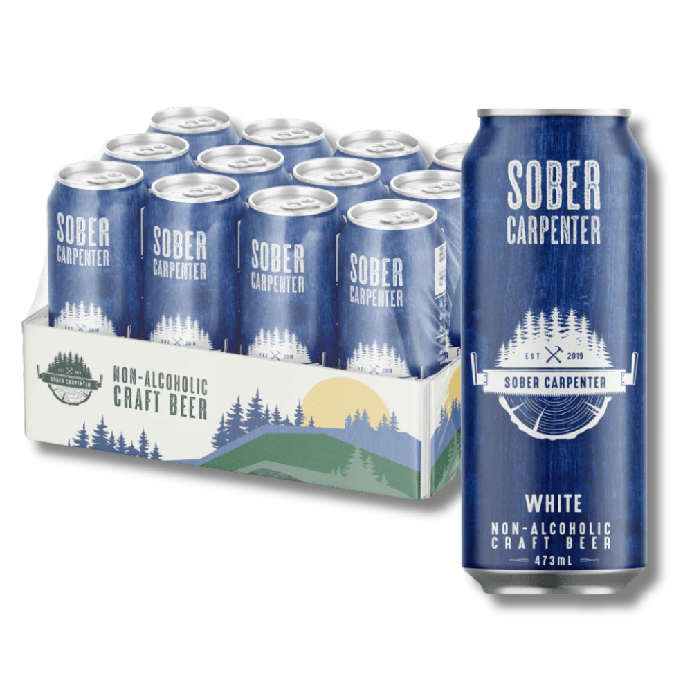 Sober Carpenter Non-Alcoholic White Wheat Beer 473ml - Sober Carpenter - Craftzero
