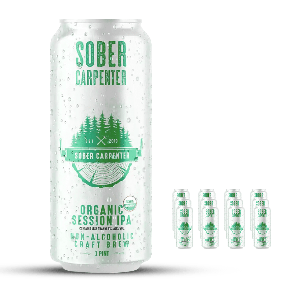 Sober Carpenter Organic Session IPA Non-Alcoholic Craft Beer 473ml - Sober Carpenter - Craftzero