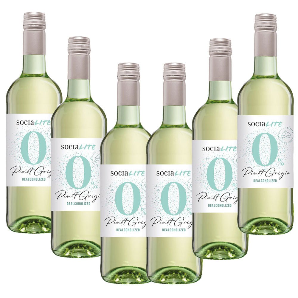 SociaLITE Bundle - Pinot Grigio & Cabernet Sauvignon Alcohol Removed (12 Bottles) - SociaLite - Craftzero