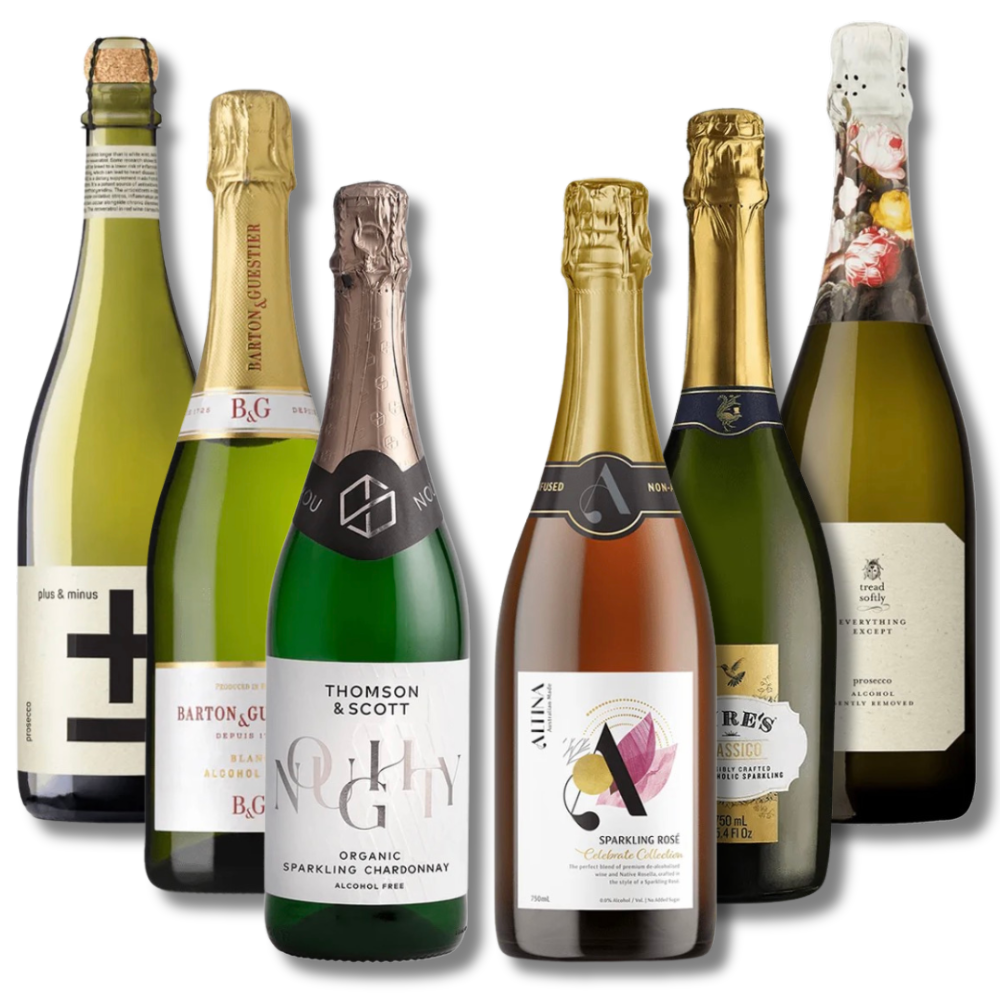 Sparkle Sensation: Non-Alcoholic Sparkling Wine Collection (6 Pack) - Craftzero - Craftzero