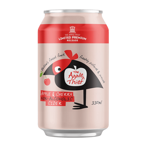 The Apple Thief Non-Alcoholic Apple & Cherry Cider 330ml - The Apple Thief - Craftzero