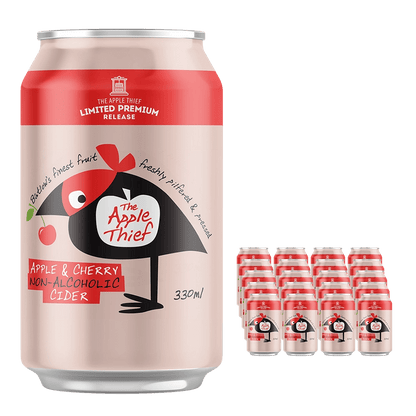 The Apple Thief Non-Alcoholic Apple & Cherry Cider 330ml - The Apple Thief - Craftzero
