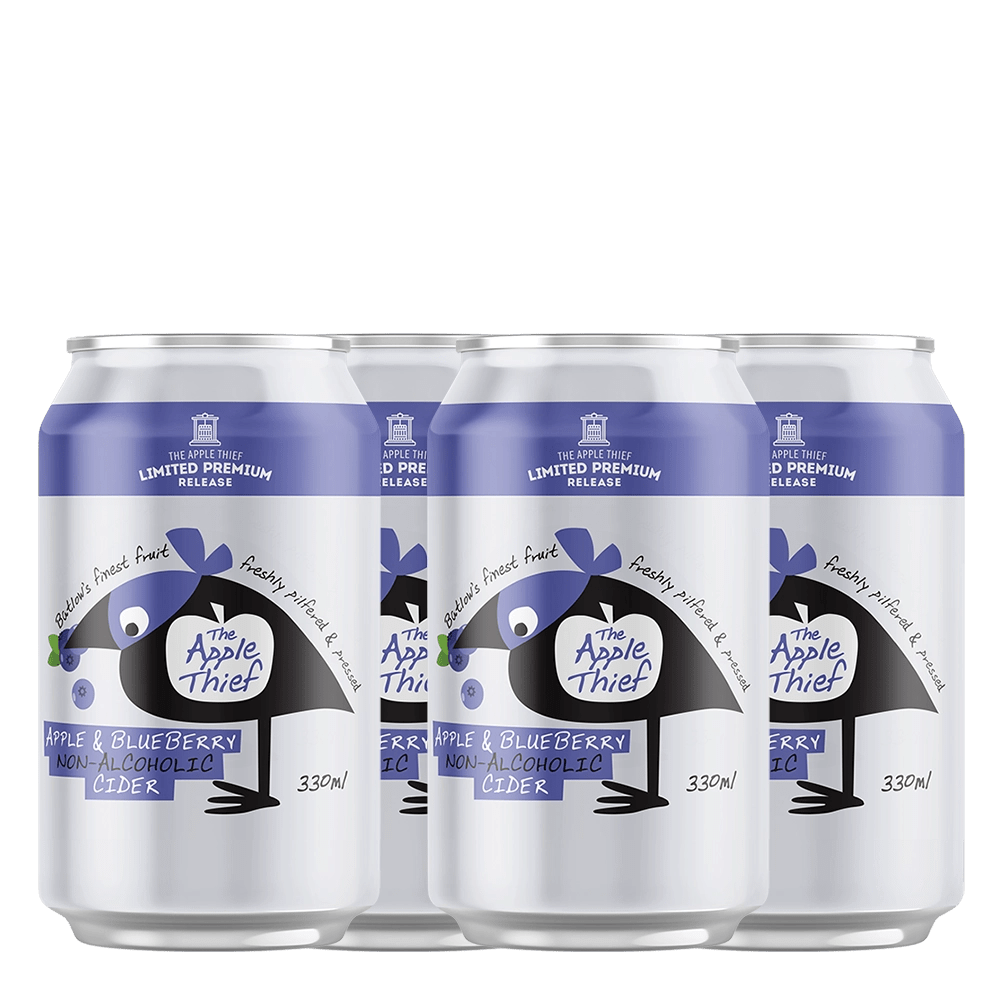 The Apple Thief Non-Alcoholic Apple & Blueberry Cider 330ml - The Apple Thief - Craftzero
