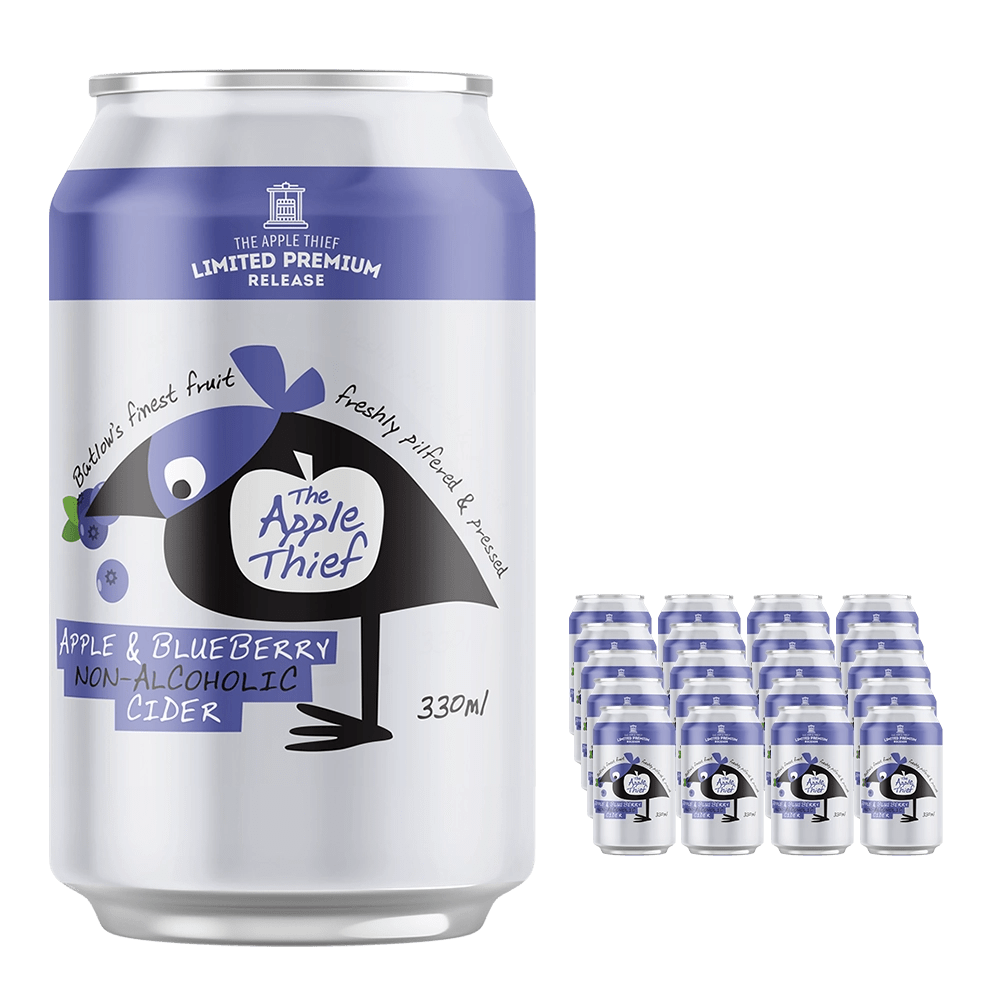 The Apple Thief Non-Alcoholic Apple & Blueberry Cider 330ml - The Apple Thief - Craftzero