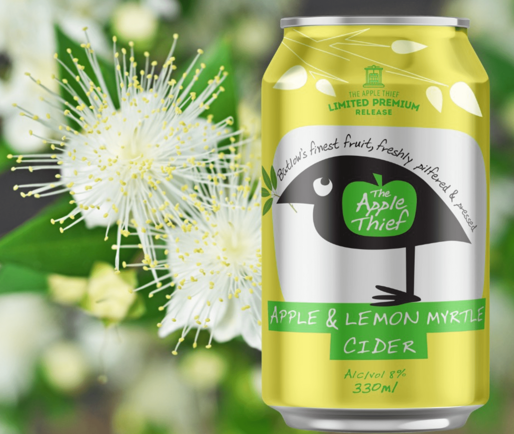 The Apple Thief Non-Alcoholic Lemon Myrtle Cider 330ml - The Apple Thief - Craftzero