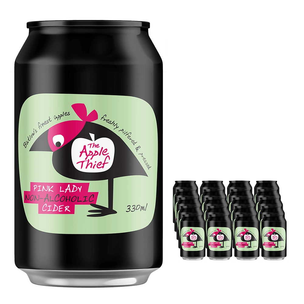 The Apple Thief Pink Lady Non-Alcoholic Cider 330ml - The Apple Thief - Craftzero
