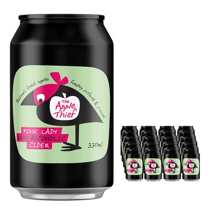 The Apple Thief Pink Lady Non-Alcoholic Cider 330ml - The Apple Thief - Craftzero
