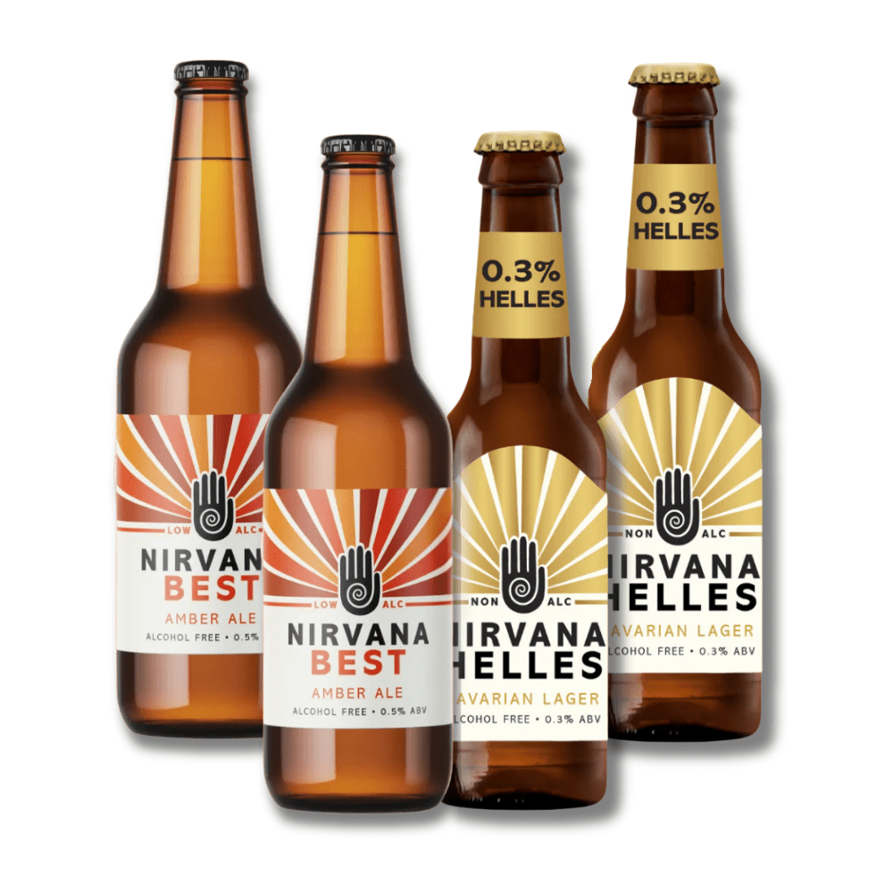 The Nirvana Perfect Pour Duo (12 x 500ml Non-Alcoholic Beer) - Nirvana - Craftzero