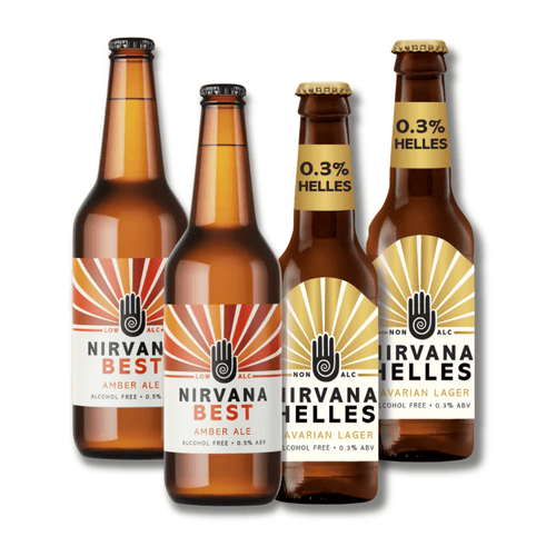 The Nirvana Perfect Pour Duo (12 x 500ml Non-Alcoholic Beer) - Nirvana - Craftzero