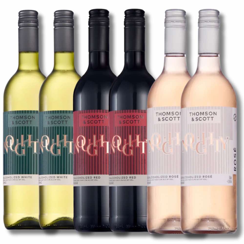 Thomson & Scott Noughty Non-Alcoholic Trio (6 x 750ml) - Thomson and Scott - Craftzero