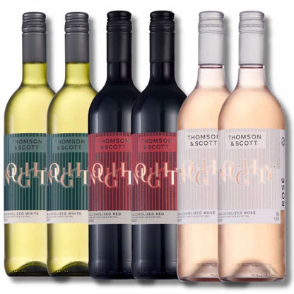 Thomson & Scott Noughty Non-Alcoholic Trio (6 x 750ml) - Thomson and Scott - Craftzero