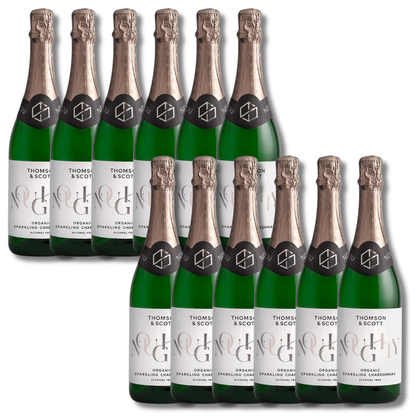 Thomson & Scott Noughty Sparkling Chardonnay 750ml