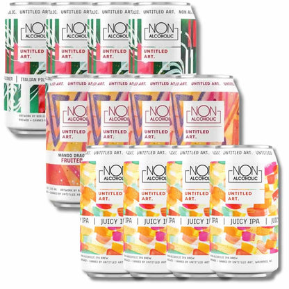 Untitled Art Non-Alcoholic Beer Discovery Bundle (12 x 355ml) - Untitled Art - Craftzero